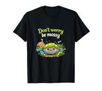 Dont Worry Be Mossy Plant Parent Cottagecore T-Shirt