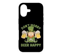 Don't Worry Beer Happy | St Patricks Day Coque pour iPhone 17