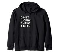 Don't Worry I Have A Plan Gamer RPG Role Playing D20 Dice Sweat à Capuche