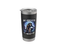 Don't Worry Kitten I'll Protect You Loup-garou Gobelet isotherme en acier inoxydable double paroi