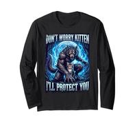 Don't Worry Kitten I'll Protect You Loup-Garou Manche Longue
