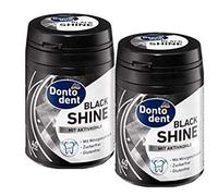 DontoDent Black Shine Lot de 2 paquets de 40 chewing-gum d'origine de Primeservice24