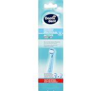 Dontodent Lot de 4 brossettes de rechange universelles Active Young - Bleues
