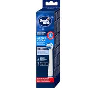 Dontodent Lot de 8 brossettes de rechange Active Clean - Poils multi-niveaux pour une élimination efficace de la plaque dentaire
