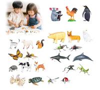 Donubiiu 2026 Insect & Animal Slot Assembly Toys, Kids' Insect & Animal Slot Assembly Toys with Toyses for Kids, 8pcs Lifelike Insects/Animals Models,3 Progressive Difficulty Level (3PCS)