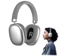 Donubiiu 2026 Nouveau Casque Musique Bluetooth, Supra-Auriculaire Casque Audio Bluetooth Réduction De Bruit avec Micro Intégré, Son Stéréo 40 Mm, pour Aux Voyages, Au Cyclisme Et À La Marche (Argent)