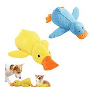 Donubiiu 2026 Nouveau Jouet De Canard Apaisant pour Chienses, Jouets pour Chienses Grinçants De Canard, Peluche pour Chiens, Jouets pour Chiens en Peluche Charlatans Mignons, pour Petits (2PCS-C)