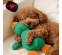 Donubiiu 2026 Nouveau Jouet De Canard Apaisant pour Chienses, Jouets pour Chienses Grinçants De Canard, Peluche pour Chiens, Jouets pour Chiens en Peluche Charlatans Mignons, pour Petits (Vert)