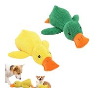 Donubiiu 2026 Nouveau Jouet De Canard Apaisant pour Chienses, Jouets pour Chienses Grinçants De Canard, Peluche pour Chiens, Jouets pour Chiens en Peluche Charlatans Mignons, pour Petits (2PCS-B)