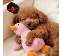 Donubiiu 2026 Nouveau Jouet De Canard Apaisant pour Chienses, Jouets pour Chienses Grinçants De Canard, Peluche pour Chiens, Jouets pour Chiens en Peluche Charlatans Mignons, pour Petits (rosé)