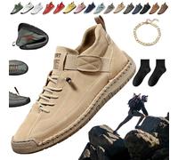 Donubiiu Baskets orthopédiques confortables et indolores, fabriquées à la main, en cuir, bottines orthopédiques, confortables, soutien de la voûte plantaire, douces, légèreté