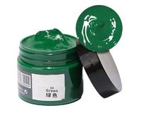 Donubiiu Baume recolorant pour cuir, crème recolorante pour cuir, kit de réparation de couleur cuir pour meubles, canapés, sièges de voiture (16vert)