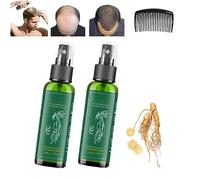 Donubiiu CrownCure RedGinseng Lot de 2 sprays régénérants pour cheveux RedGinseng, Spray régénérant des cheveux RedGinseng, Kortin RedGinseng Spray régénérant pour cheveux au ginseng rouge pour femmes