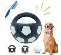 Donubiiu Durable Toy Ball, Anti-Stress Ball for Dogs, Chew-Proof Dog Toy Ball, Indestructible, for Small, Medium and Large Dogs, Indoor/Outdoor Use (Stil C)