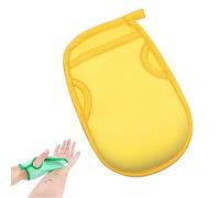 Donubiiu Esponja Saca Mugre Del Cuerpo, Esponjas Saca Mugre, Guantes De Baño para El Cuerpo, Gant décapant la peau morte pour douche corporelle (jaune)
