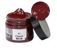 Donubiiu Leather Recoloring Balm, Leather Recoloring Cream, Leather Color Care Repair Balm Restorer Filler, Leather Color Repair Kit for Furniture, Sofa, Car Seats (11Claret)