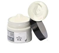Donubiiu Leather Recoloring Balm, Leather Recoloring Cream, Leather Color Care Repair Balm Restorer Filler, Leather Color Repair Kit for Furniture, Sofa, Car Seats (03Gray-White)