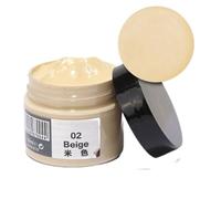 Donubiiu Leather Recoloring Balm, Leather Recoloring Cream, Leather Color Care Repair Balm Restorer Filler, Leather Color Repair Kit for Furniture, Sofa, Car Seats (02Beige)