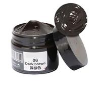 Donubiiu Leather Recoloring Balm, Leather Recoloring Cream, Leather Color Care Repair Balm Restorer Filler, Leather Color Repair Kit for Furniture, Sofa, Car Seats (06Dark Brown)