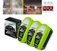 Donubiiu New 2.0 Green Oil Film Wipe, Glass Oil Film Cleaner New 2.0, Lingette de film d'huile verte améliorée, brosse de nettoyage de film d'huile automobile, nettoyant de film d'huile de voiture