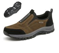 Donubiiu PODOwalk Chaussures de randonnée et de confort, chaussures orthopédiques Elias Premium Podowalk, chaussures orthopédiques respirantes et légères pour homme et femme, marron, 43 EU