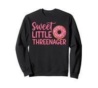 Donut 3rd Birthday Sweet Sprinkles for Turning Three Sweatshirt