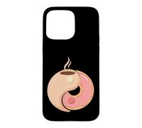 Donut au café - Balance Amusante pour Petit déjeuner Coque pour iPhone 15 Pro Max
