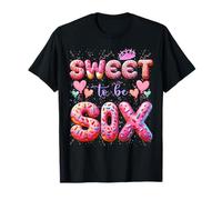 Donut Cake Sweet To Be Six, 6e anniversaire, famille de 6 ans T-Shirt