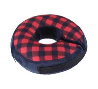 Donut de récupération pour animaux compagnie - Chambre coussin gonflable, cône fermeture à boucle crochet, anneau chirurgical protection anti-léchage, collier en nylon léger et résistant | Outil soins