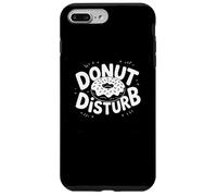 Donut Disturb Funny Donut Lover Lazy Day Tees Decor and More Coque pour iPhone 7 Plus/8 Plus
