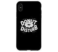 Donut Disturb Funny Donut Lover Lazy Day Tees Decor and More Coque pour iPhone XS Max