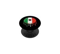 Donut Donut Drapeau Italie Fierté Italienne Amour Graffiti Drip PopSockets PopGrip Adhésif