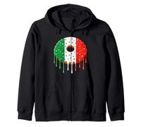 Donut Donut Drapeau Italie Fierté Italienne Amour Graffiti Drip Sweat à Capuche