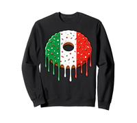 Donut Donut Drapeau Italie Fierté Italienne Amour Graffiti Drip Sweatshirt