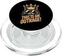 Donut drôle Princesse Chat Femme Homme This is an Outrage PopSockets PopGrip pour MagSafe