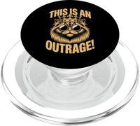 Donut drôle Princesse Chat Femme Homme This is an Outrage PopSockets PopGrip pour MagSafe