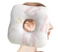 Donut Ear Pillow - Support de coussin à mémoire de forme pour le sommeil, les boucles d'oreilles, le soulagement des oreilles et le post-piercing CNH Side Sleeper, portable Travel Nap Home Bed, Car