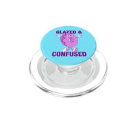 Donut Glazed and Confused - Funny Doughnut PopSockets PopGrip pour MagSafe