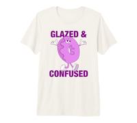 Donut Glazed and Confused - Funny Doughnut T-Shirt Haut de Gamme