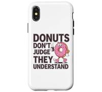 Donut Lover Humeur de café drôle - Soulage Le Stress de la malbouffe Coque pour iPhone X/XS