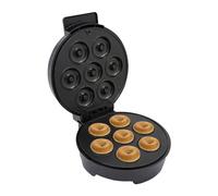 Donut Maker Donut Ständer Appareil à Donuts Machine à Mini Beignets Électrique, Enfants Petit Déjeuner, 7 Petits Donuts, Revêtement Antiadhésif, Double Face 1000 W
