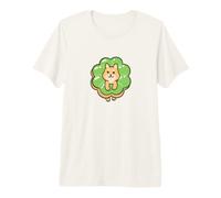 Donut Matcha Mochi Shiba Inu Chien T-Shirt Haut de Gamme