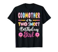 Donut pour 2ème Anniversaire de la Marraine des Deux adorables Filles T-Shirt