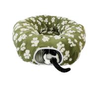 Donut pour chat doux, lavable, grand, anti-basculement, accessoire chaud pour animal de compagnie