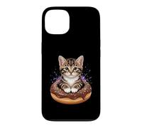Donut pour Chat Galaxie Chaton Mignon Espace Dessert Art Coque pour iPhone 13