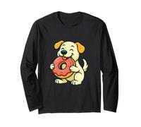 Donut pour Chien - Aliment drôle - Humour Graphique Manche Longue