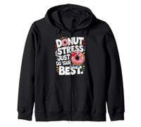Donut Stress Just Do Your Best Testing Motivational Sweat à Capuche