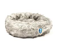 Donutbett Duvo+ Gris Clair 55x55x17 CM Doux pour Chiens Coussin Moelleux Peluche