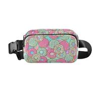 Donuts Cake Kitchen Bake Peach Sac banane tendance pour femmes, hommes et adolescents Sac banane multifonction avec sangle réglable pour l'entraînement, la course à pied, la randonnée, Donuts Cake