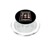 Donuts drôles de conquérants hémorroïdes PopSockets PopGrip pour MagSafe